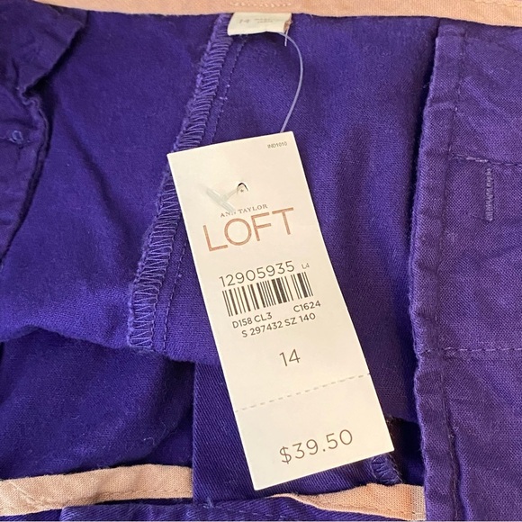 Loft Purple Shorts - Picture 9 of 9